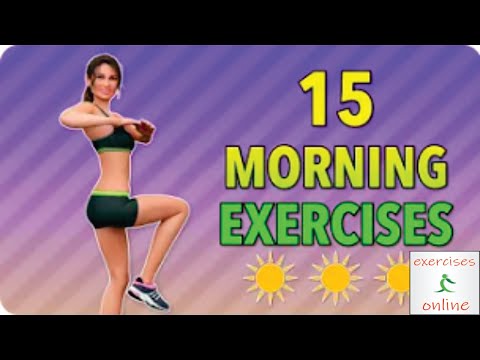 15 Morning Exercises To Do At Home   No Jumping Routine/დილის 15 ვარჯიში, რომელიც უნდა გააკეთოთ სახლ